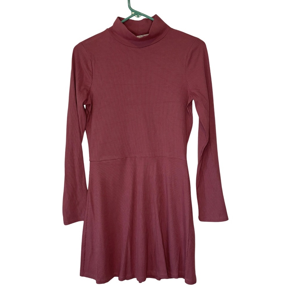 3/$20 Apricot Lane Dark Pink Long Sleeve Dress